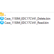 Case 1150M EDC17CV41 delete