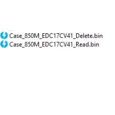 Case 850 EDC17CV41 delete
