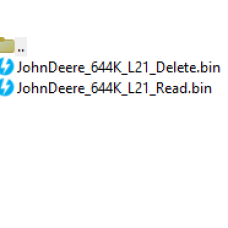 John Deere 644K L21 delete