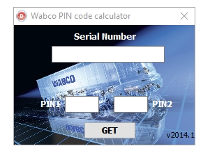 Meritor Wabco PIN1 PIN2 Code Calculator